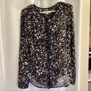 Loft button-up blouse